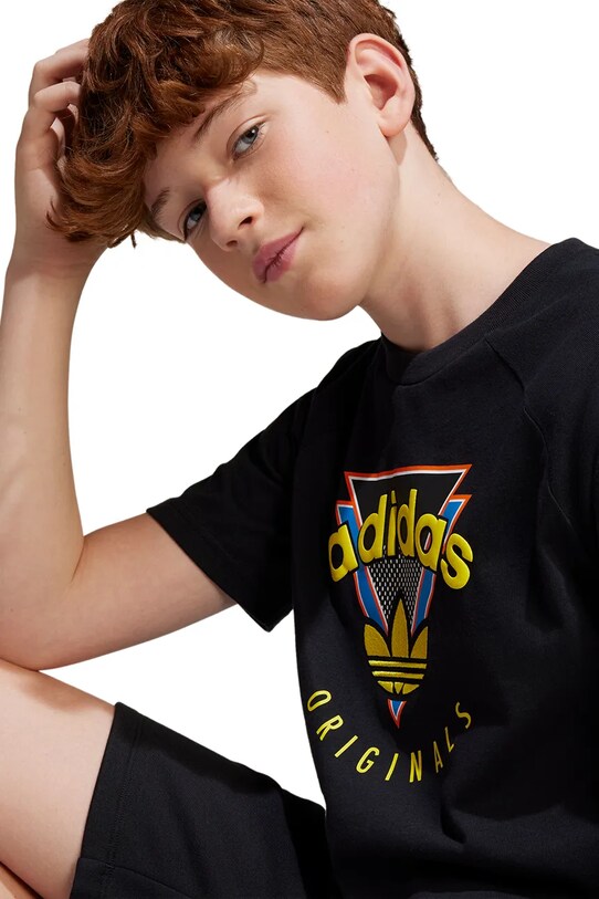 Дитяча бавовняна футболка adidas Originals JN4533
