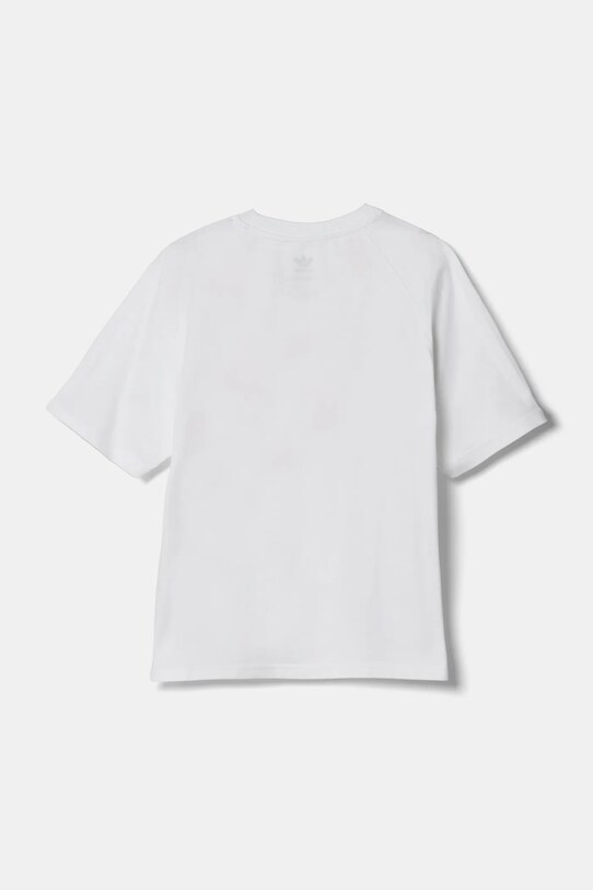 Băieți adidas Originals tricou de bumbac pentru copii JC5861 alb
