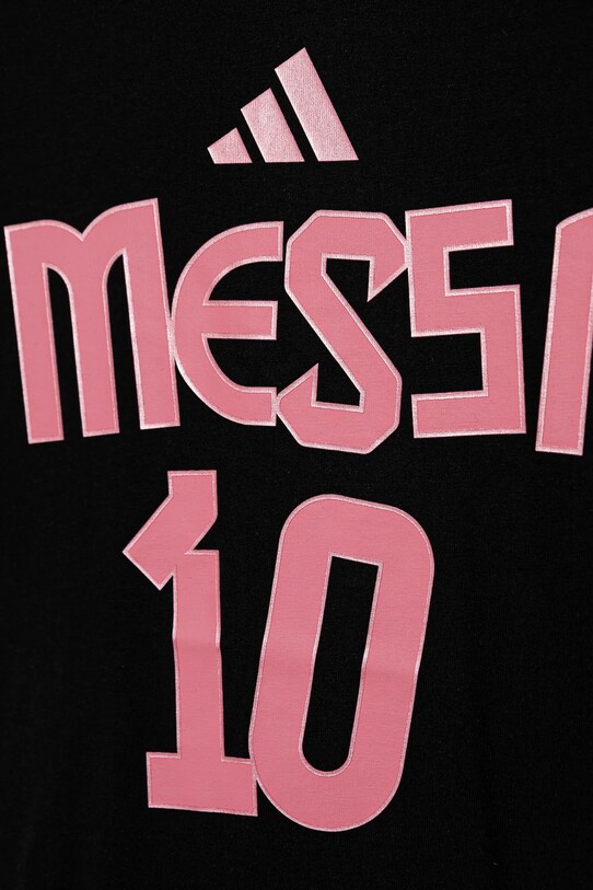 adidas Performance t-shirt bawełniany dziecięcy MESSI czarny JM3553