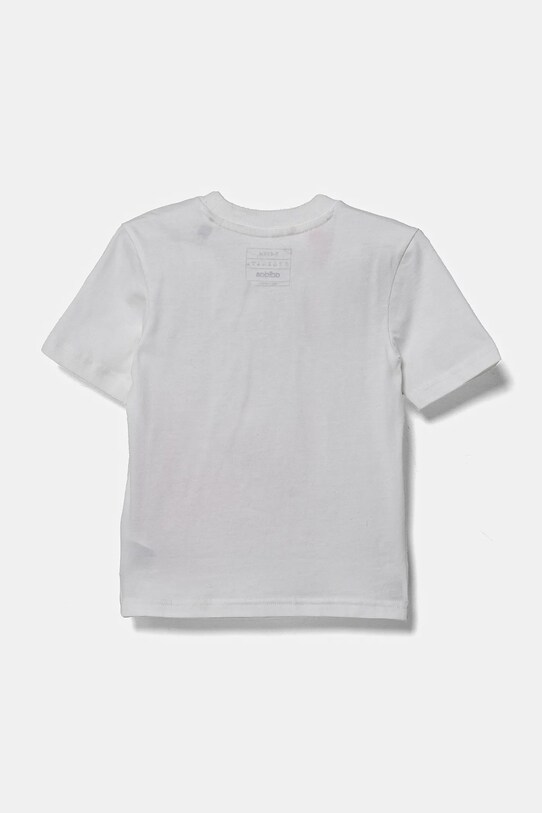 adidas Performance tricou de bumbac pentru copii JN4155 alb SS25
