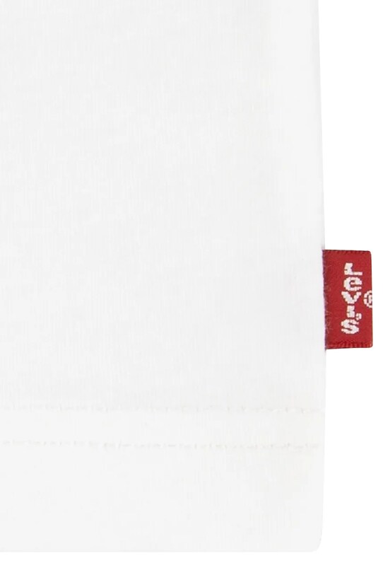Levi's t-shirt in cotone per bambini "LS" MONOGRAM TEE bianco 8EL402