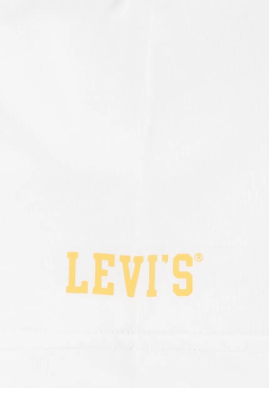 Levi's t-shirt in cotone per bambini "LS" MONOGRAM TEE 8EL402 bianco