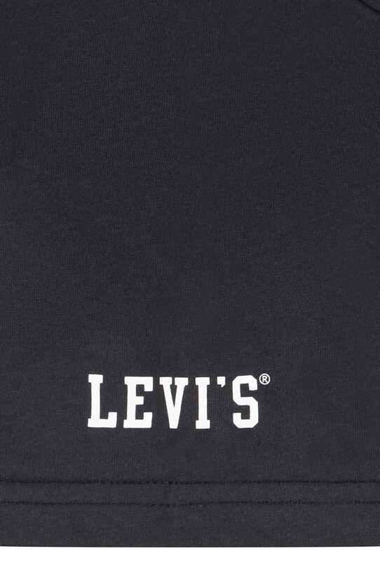 Levi's t-shirt in cotone per bambini "LS" MONOGRAM TEE 9EL402 nero