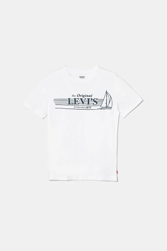 Детская футболка Levi's MID DAY SAIL TEE остальные белый 9EM283