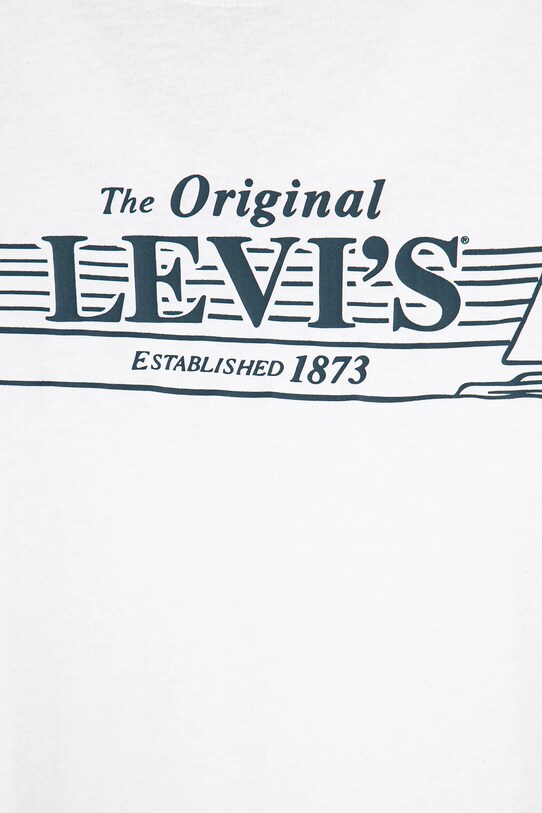 Момче Детска тениска Levi's MID DAY SAIL TEE 9EM283 бял