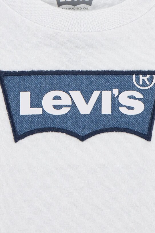 Chlapec Detské tričko Levi's MY FIRST BATWING TEE 6EM318 biela