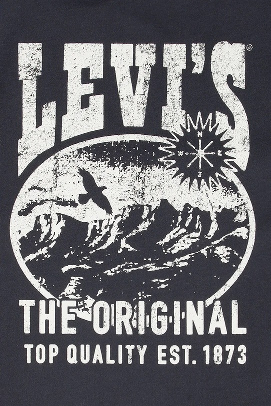 Мальчик Детская футболка Levi's VALLEY VIEW TEE 8EM600 чёрный