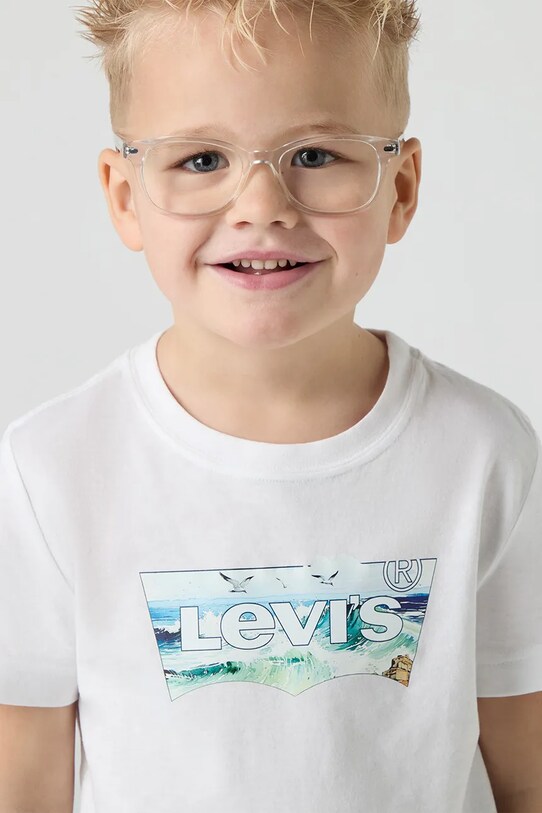 Dětské tričko Levi's CRASHING WAVES BATWING TEE 8EM650