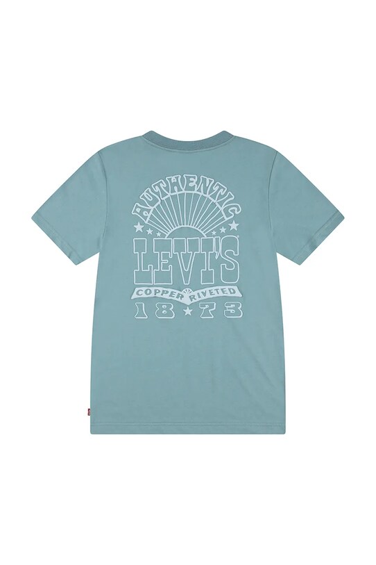 Băieți Levi's tricou copii SUN BURST TEE 9EM655 turcoaz