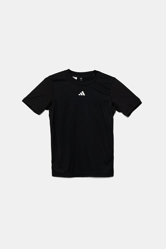 adidas Performance t-shirt dziecięcy z elastanem czarny JI9265