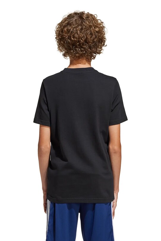adidas t-shirt bawełniany dziecięcy JM8234 czarny