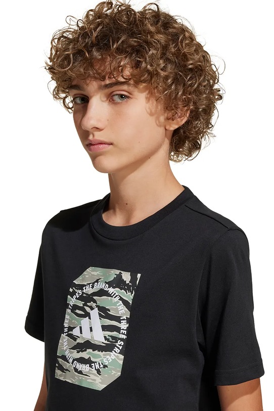 adidas t-shirt bawełniany dziecięcy JM8234