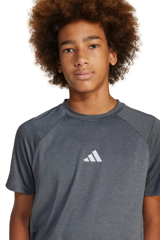 Dječja majica kratkih rukava adidas JJ5050 siva
