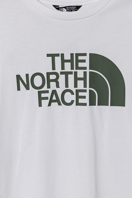 Chłopiec The North Face t-shirt dziecięcy S/S EASY TEE NF0A8DRN9ZN1 biały