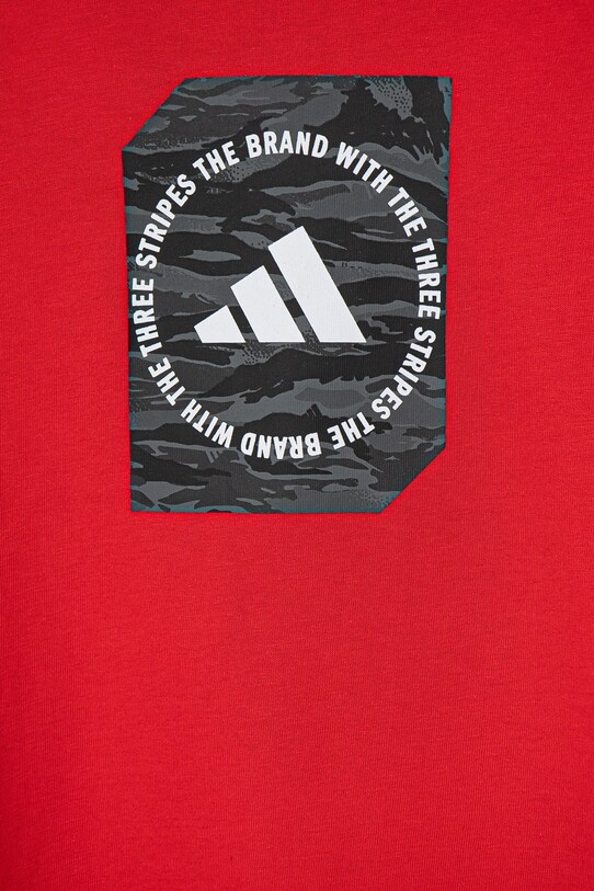 adidas tricou de bumbac pentru copii rosu JM8233