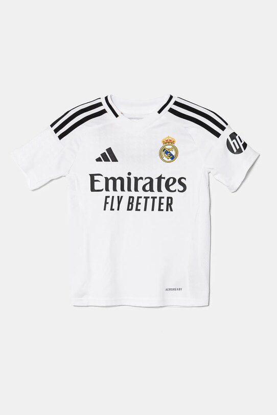 adidas Performance tricou copii REAL JX2139 alb SS25
