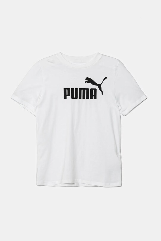 Dětské bavlněné tričko Puma ESS No. 1 Logo Tee 684906 bílá SS25