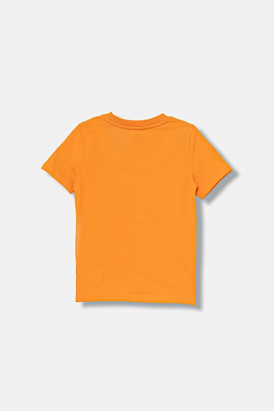 Дитяча бавовняна футболка Puma ESS No. 1 Logo Tee 684906 помаранчевий AW25