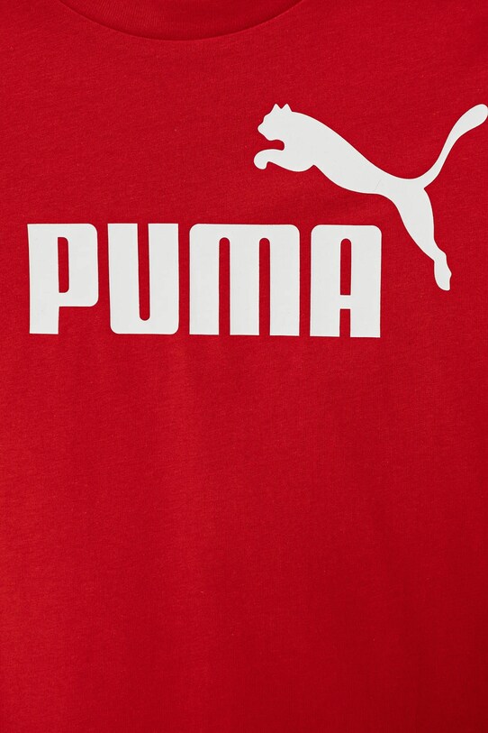 Dětské bavlněné tričko Puma ESS No. 1 Logo Tee červená 684906