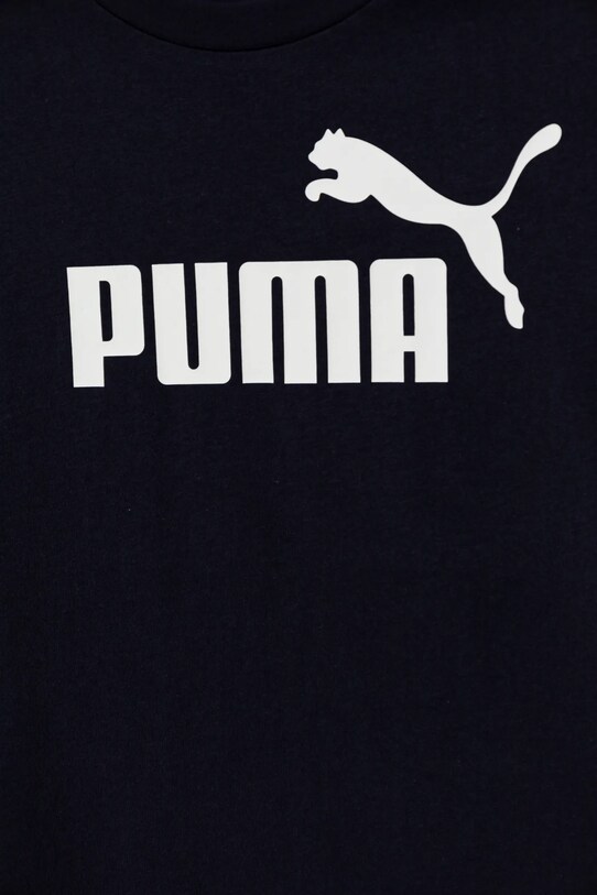 Dětské bavlněné tričko Puma ESS No. 1 Logo Tee námořnická modř 684906