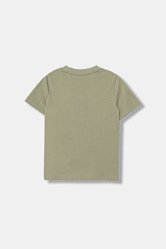 Puma t-shirt bawełniany dziecięcy ESS No. 1 Logo Tee 684906 zielony AW25