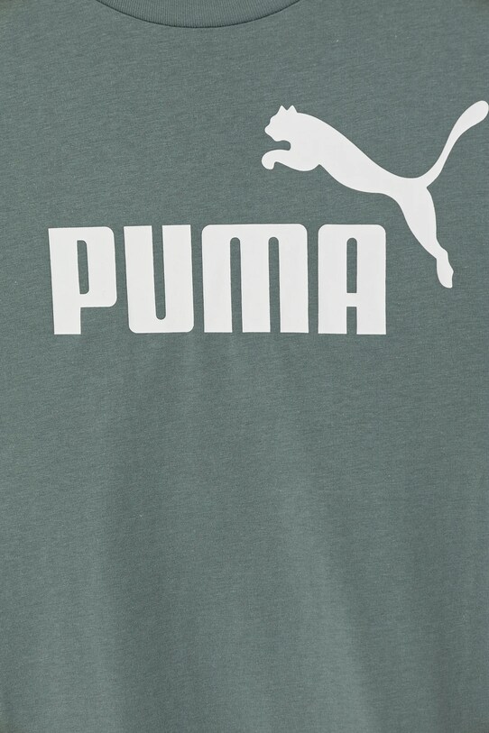 CHLAPEC Dětské bavlněné tričko Puma ESS No. 1 Logo Tee 684906 zelená