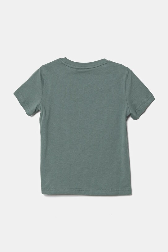 Otroška bombažna kratka majica Puma ESS No. 1 Logo Tee 684930 zelena SS25