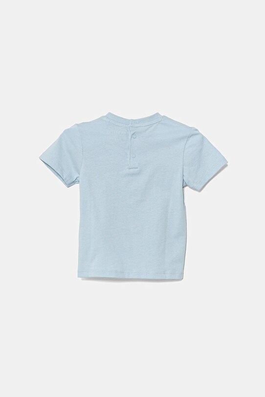 Guess t-shirt bawełniany niemowlęcy I5GI00.K8HM4.PPYA niebieski SS25