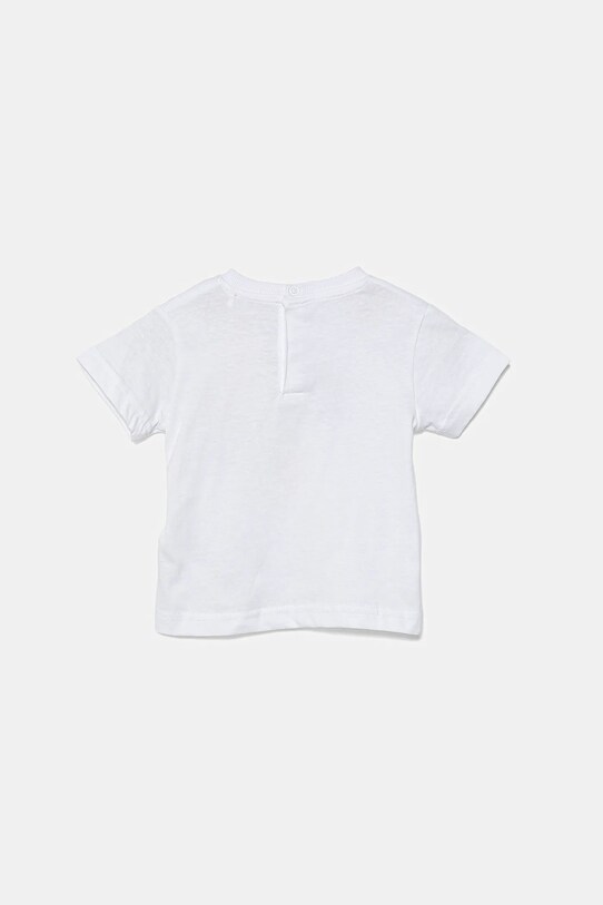 Guess tricou din bumbac pentru bebeluși I5GI01.K8HM4.PPYA alb SS25