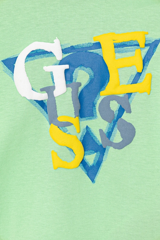 Băieți Guess tricou din bumbac pentru bebeluși I5GI01.K8HM4.PPYA verde