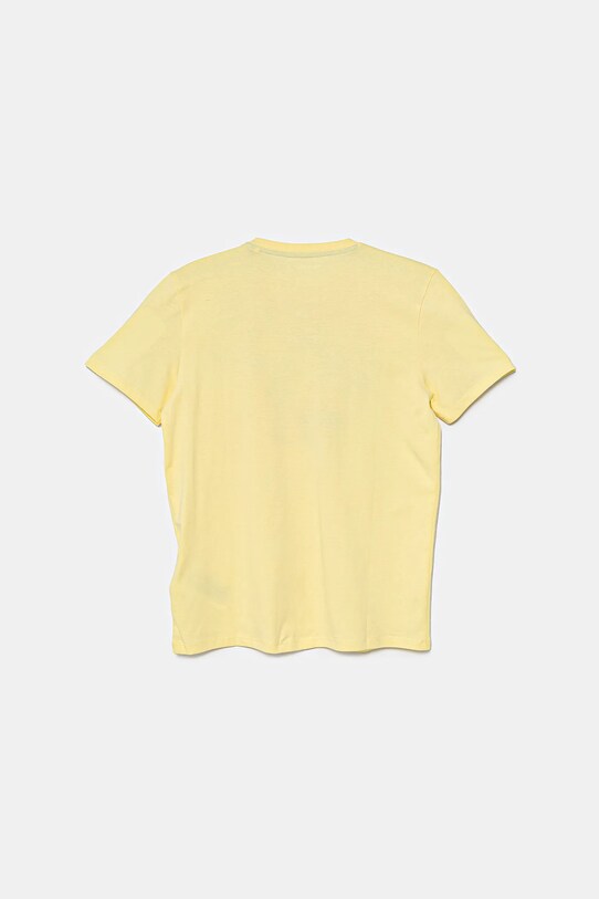 Дитяча бавовняна футболка Guess L5GI00.K8HM4.PPYA жовтий SS25