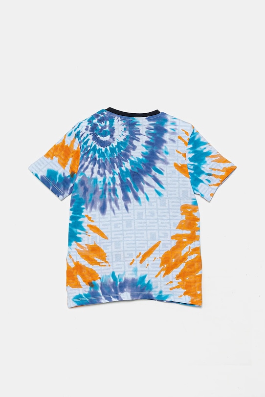 Guess t-shirt bawełniany dziecięcy L5GI03.K8HM4.PPYA niebieski SS25