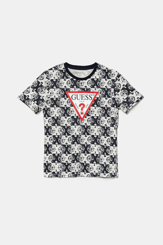 Guess tricou de bumbac pentru copii print bleumarin L5GI03.K8HM4.PPYA