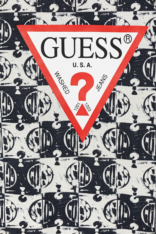 Băieți Guess tricou de bumbac pentru copii L5GI03.K8HM4.PPYA bleumarin