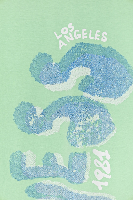 Хлопчик Дитяча бавовняна футболка Guess L5GI12.K8HM4.PPYA зелений