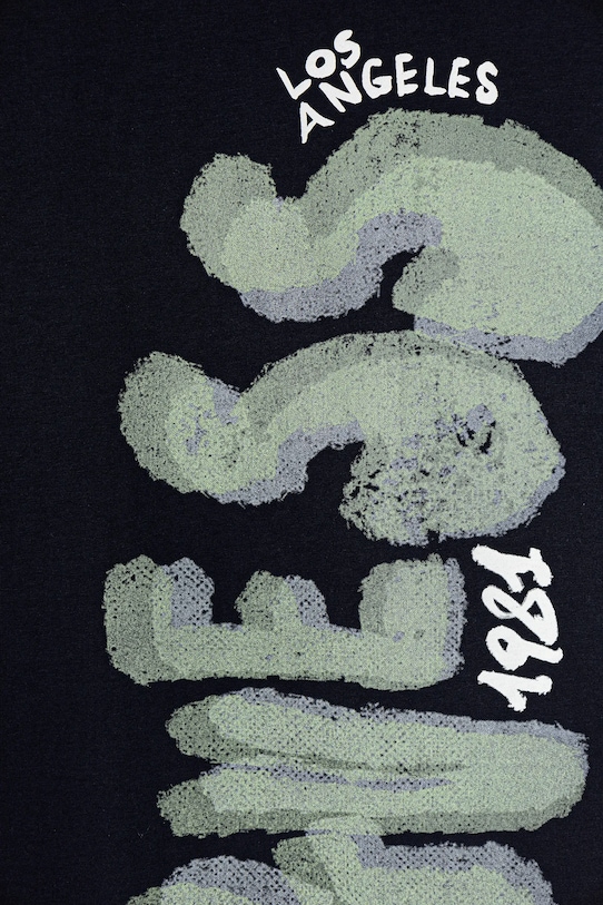 Мальчик Детская хлопковая футболка Guess L5GI12.K8HM4.PPYA тёмно-синий