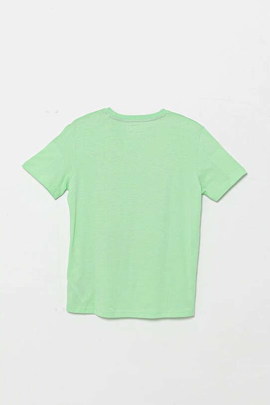 Дитяча бавовняна футболка Guess L5GI13.K8HM4.PPYA зелений SS25