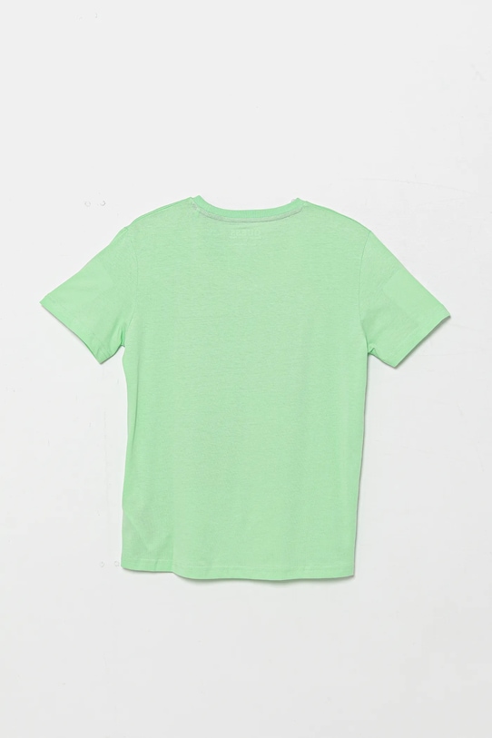 Dječja pamučna majica kratkih rukava Guess L5GI13.K8HM4.PPYA zelena SS25