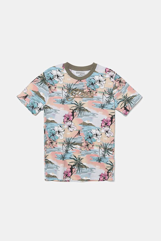 Guess tricou de bumbac pentru copii imprimeu multicolor L5GI21.K8HM4.PPYA