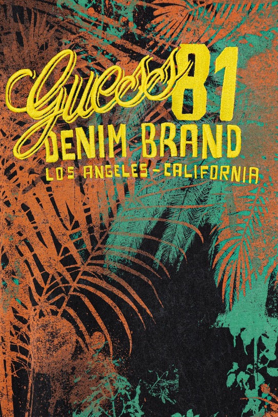 CHLAPEC Dětské bavlněné tričko Guess L5GI24.K8HM4.PPYA černá