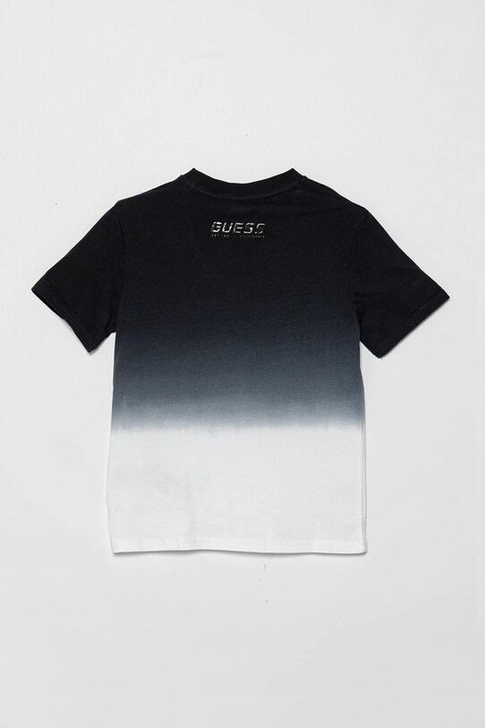 Дитяча бавовняна футболка Guess L5GI27.I3Z14.PPYA темно-синій SS25