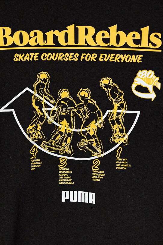 Chłopiec Puma t-shirt bawełniany dziecięcy MID90S Graphic Tee I 685144 czarny
