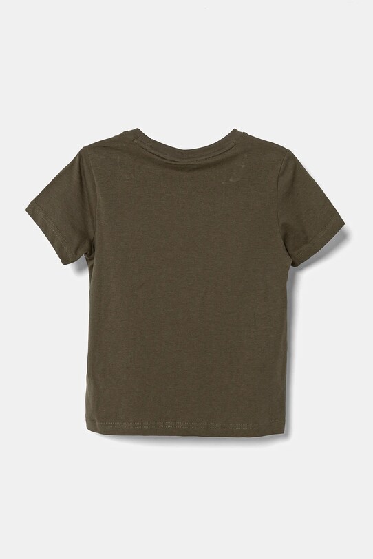 Детская хлопковая футболка Puma ESS 2 COLOR No.1 Logo Tee 685778 зелёный SS25