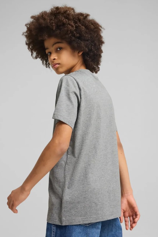 Детская хлопковая футболка Puma ESS 2 COLOR No.1 Logo Tee 685778 серый