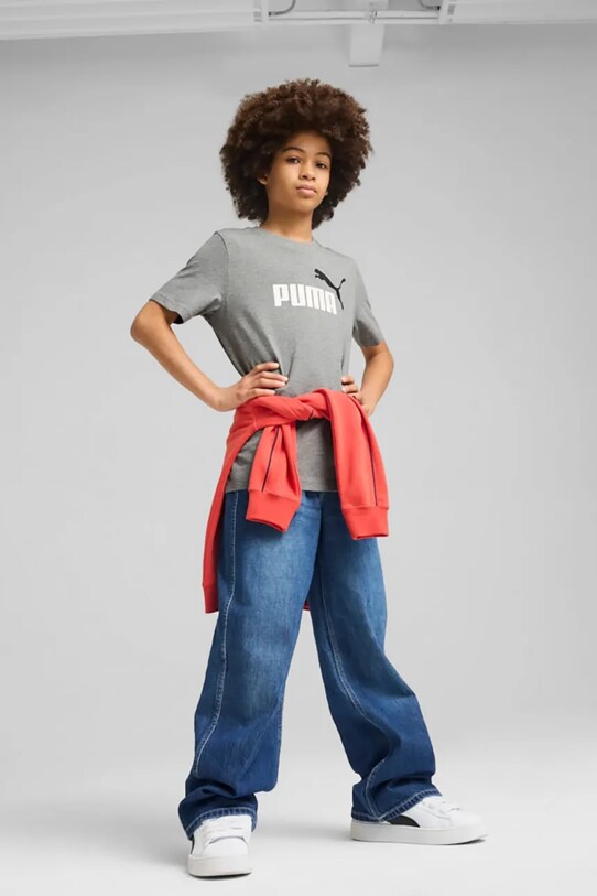 Детская хлопковая футболка Puma ESS 2 COLOR No.1 Logo Tee 685778