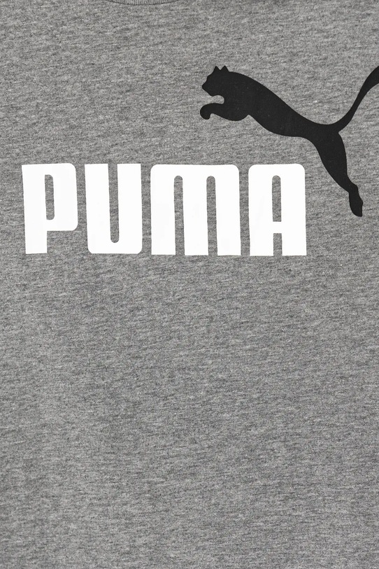 Детская хлопковая футболка Puma ESS 2 COLOR No.1 Logo Tee серый 685778