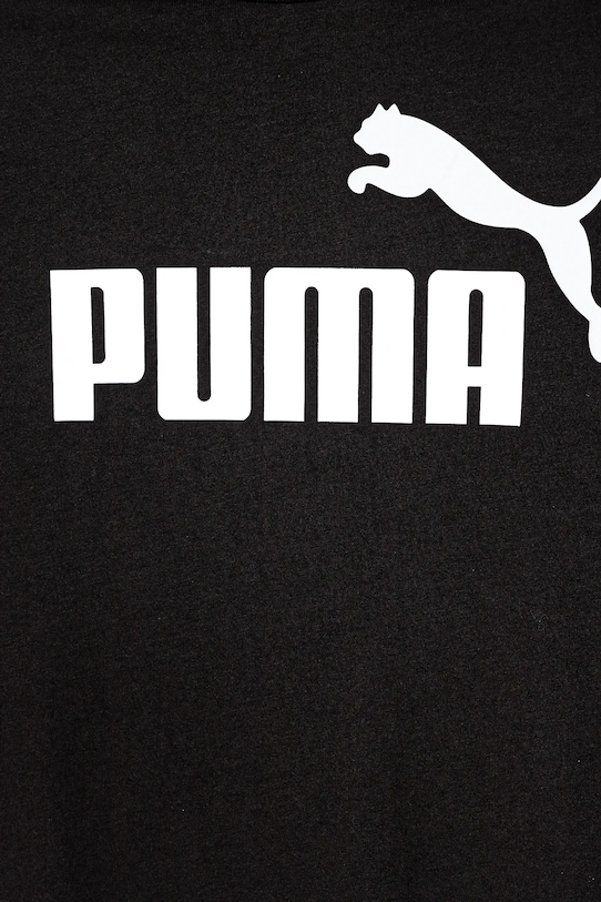 Мальчик Детская хлопковая футболка Puma ESS 2 COLOR No.1 Logo Tee 685778 чёрный
