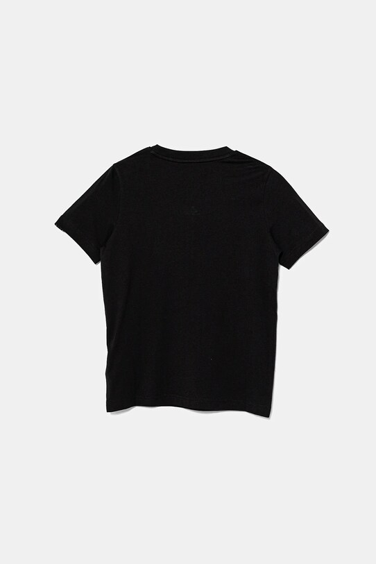 Дитяча бавовняна футболка Puma ESS TAPE Tee 685780 чорний SS25