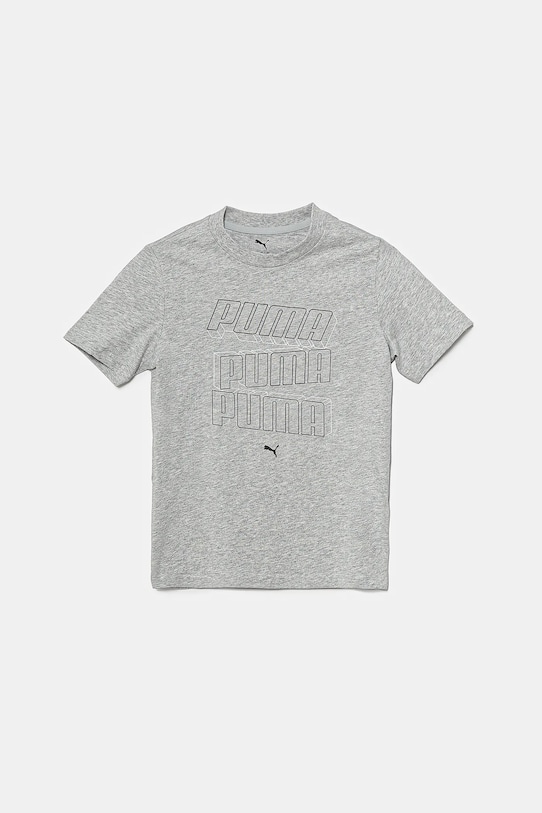 Puma tricou de bumbac pentru copii ESS LOGO LAB HOG Tee print gri 685788