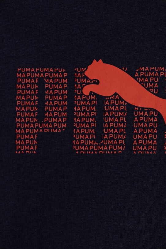 Мальчик Хлопковая футболка Puma ESS LOGO LAB Tee 685791 тёмно-синий